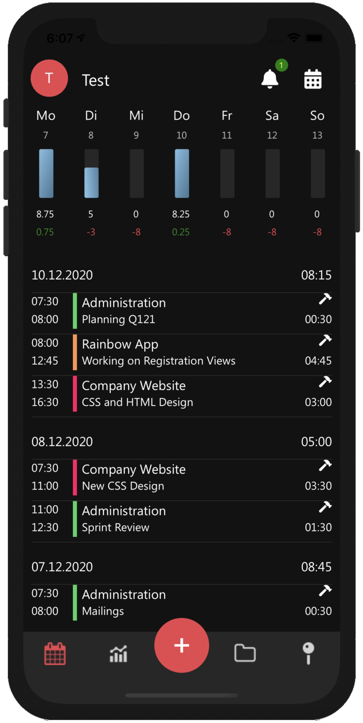 Dashboard Darkmode